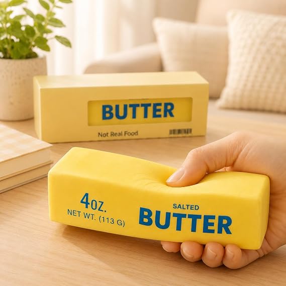 Upgraded 5.2" Butter Squishy with Durable Print and Premium Packaging | Soft Slow Rising Squishy