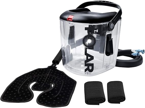 Cold Therapy Machine Gen 2 Polar Vortex - Ice Circulation System with Large Adjustable Cold Cuff for Knee, Shoulder, Ankle, Neck Pain and Recovery After Surgery Cold Water Therapy with Pump
