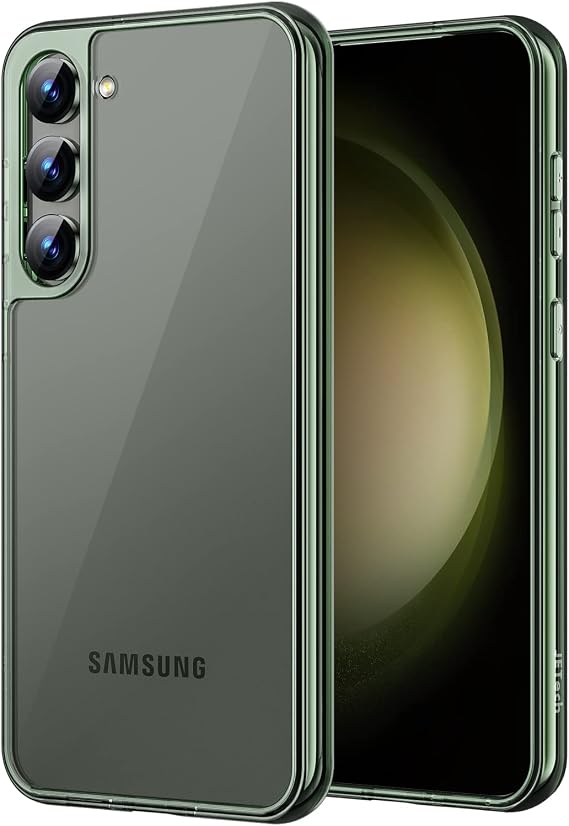 JETech Case for Samsung Galaxy S23, Anti-Yellowing, Green