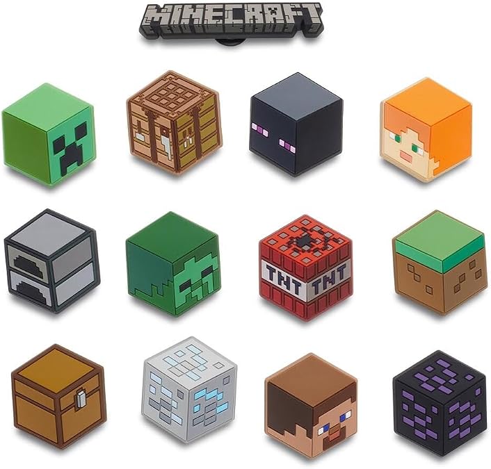Crocs Jibbitz 5-Pack Minecraft Shoe Charms
