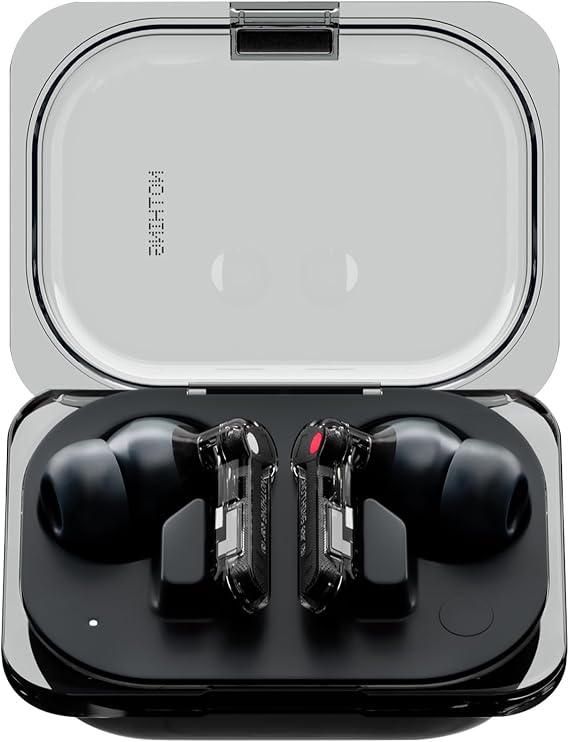 Nothing Ear (a) wireless Bluetooth ChatGPT integration, ANC, bass enhancement algorithm and playback time up to 42.5 hours, black