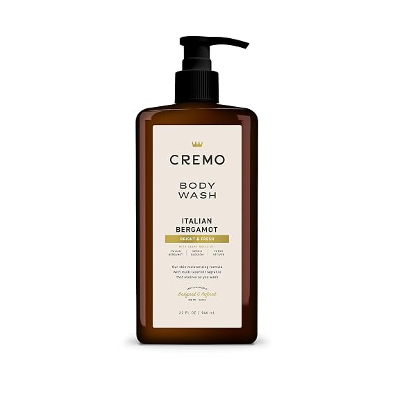 Cremo Body Wash for Men, Italian Bergamot, 32 Fl Oz