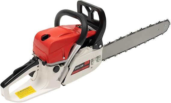 20 Inch Gas Chainsaw, 2-Cycle Gasoline Powered Chain Saws 52CC 2KW Engine Chainsaw Chain Saw Set for Cutting Wood Outdoor Garden Farm Home, 7500rpm