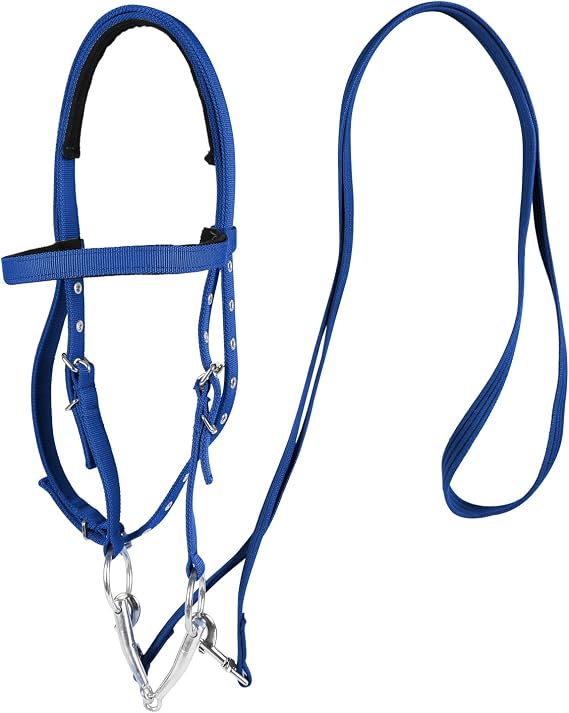 Horse Bridle Bridle Rein Harness Adjustable Horse Bridle Headstall Equestrian Reins