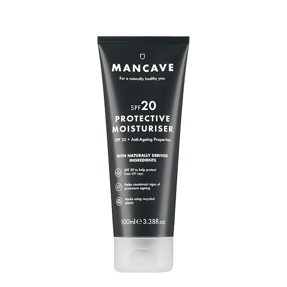 ManCave Natural SPF 20 Protective Moisturiser 100ml