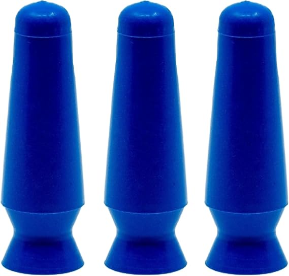 DMV Scleral Cup Contact Lens Applicator Tool Made in USA 3 Pack - Blue