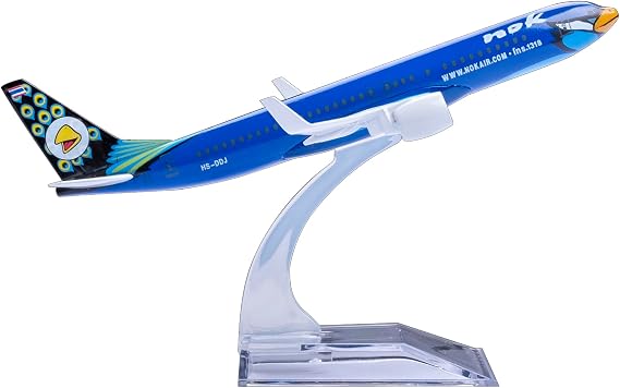 Model Plane 1:400 Scale Model B737 Model Airplane Diecast Airplanes Metal Plane Model for Gift (Blue Bird)