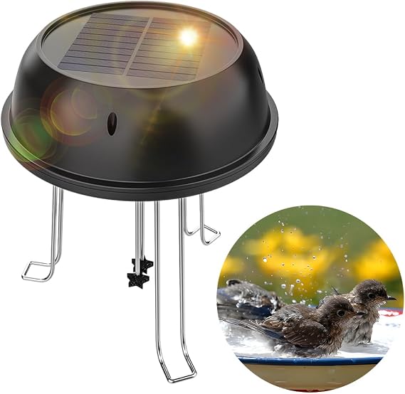 Decdeal Solar Water Agitator for Bird Bath Round Shaped 5V 0.5W