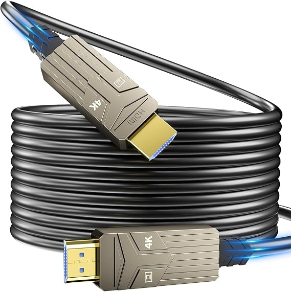Soonsoonic 18Gbps HDMI Cable 100 FT. Full 4K@60Hz (4:4:4) HDMI 2.0 High Speed Unidirectional Cables