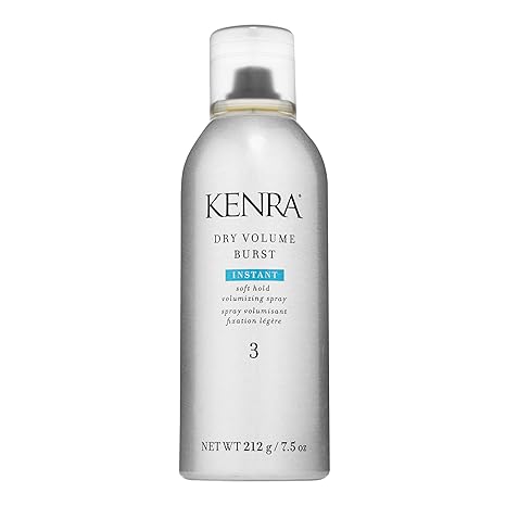Kenra Dry Volume Burst 3 | Instant Volume Hairspray | Soft Hold Volumizing Spray | Dry Application | All Hair Types