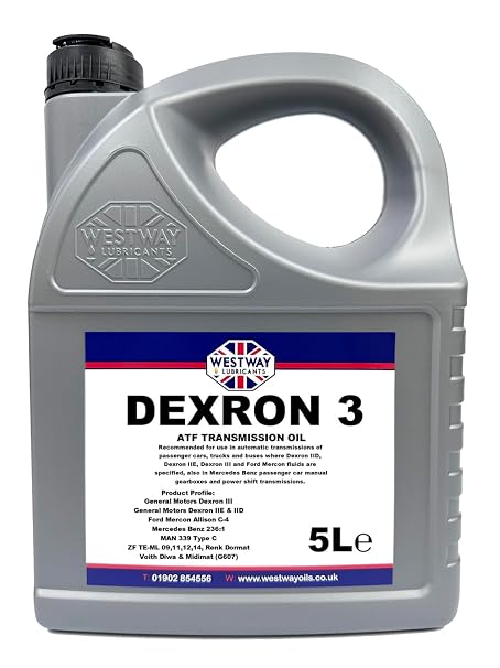 ATF D3 Automatic Transmission Fluid 5 Litres 5L