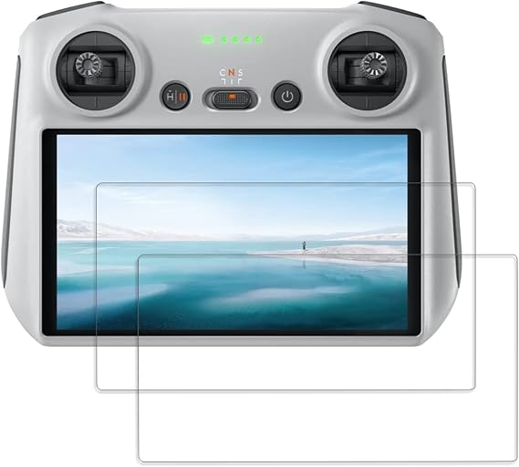 DJI Mini 3 HD Tempered Glass Screen Protector, Anti-Glare & Fingerprint/Smooth Film Compatible with Mavic 3 Pro, Mini 3, Air 2S RC, RC 2 Remote Controller Accessories