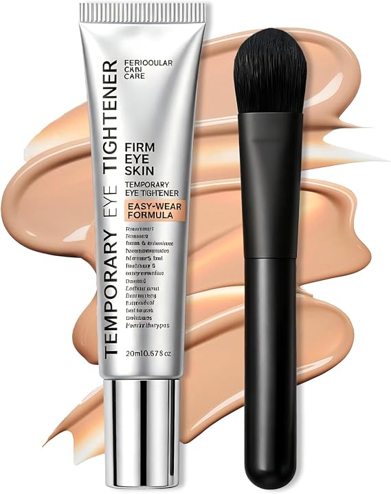 Studio Dermal Eye Tightener,Instant Eye Tightening Cream with Brush