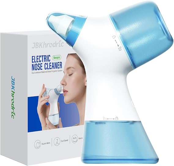 Nasal Irrigation System,Nasal irrigator,Sinus Rinse Machine, Nasal Rinse Machine,2 Modes Nose Cleaner with Auto Waste Collection Function for Sinus, Runny Nose, Nasal Congestion