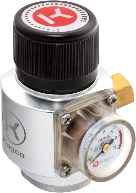 Kegco CO2 Regulator, Mini, Aluminum