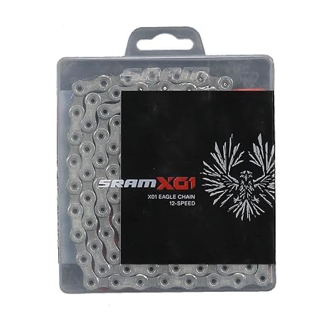 SRAM X01 Eagle Chain - 12-Speed, 126 Links, Silver | bike-chains