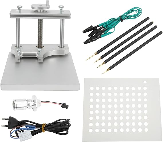 ECU Programming LED Frame Set with 4 Probes for BDM100 Programmer Compatible with KTAG FGTECH Metal and ABS Includes Acrylic Plate and Wiring