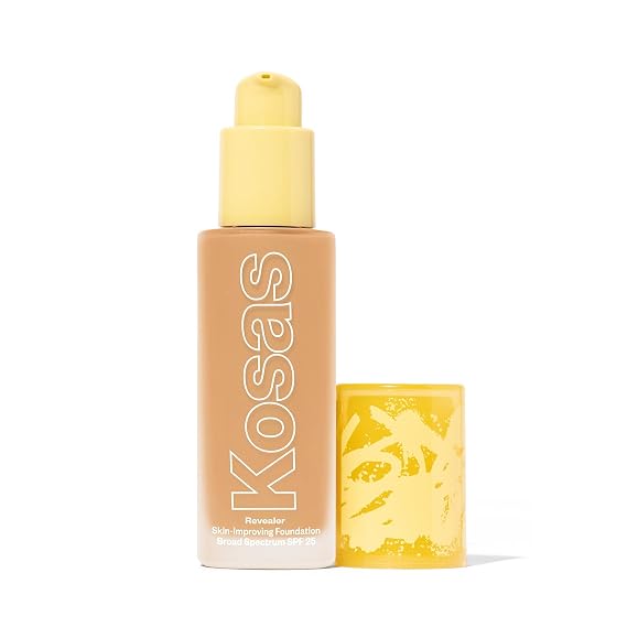 Kosas Revealer Liquid Foundation SPF 25 with Buildable Coverage, 230