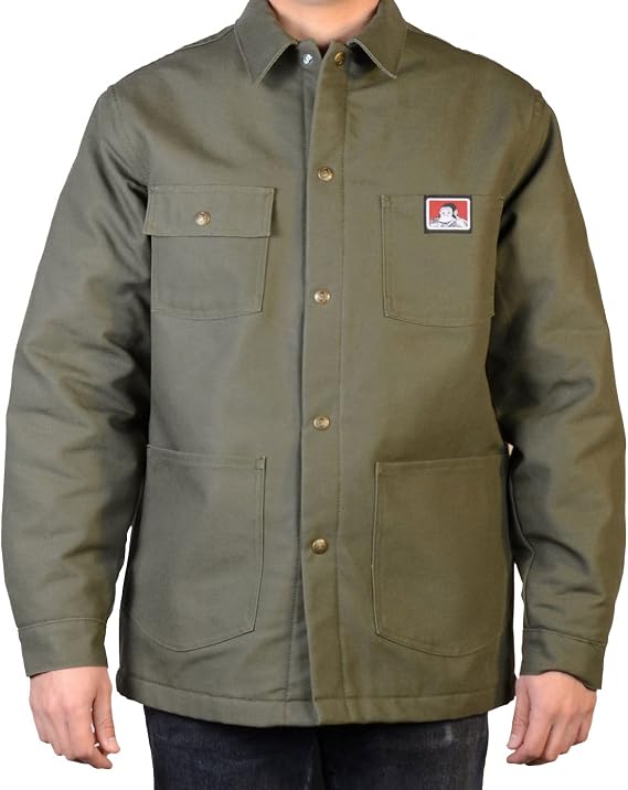Ben Davis Original Jacket, Snap Front 397 Olive, X-Large