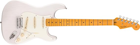Fender American Ultra Luxe Vintage '50s Stratocaster Electric Guitar - White Blonde, Heirloom Lacquer