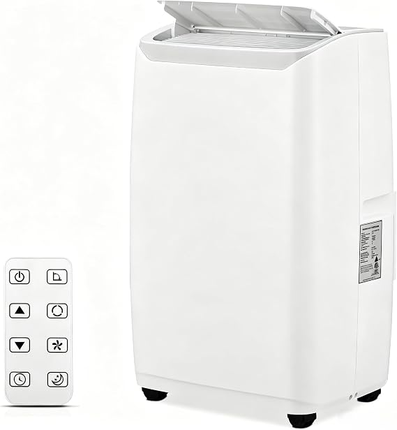 14,000 BTU Portable Air Conditioner, 3-in-1 AC Unit with Cooling, Fan, Dehumidifier Mode, Room Up to 750 Sq.Ft with Remote Control & Window Kit