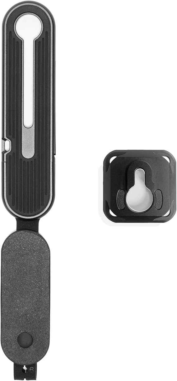 Peak Design Micro Clutch I-Plate Camera Hand Strap, For Mirrorless Cameras, Low-Profile Finger Loop, Battery Access, ARCA-Compatible Baseplate, Secure and Comfortable, Camera Straps for Photographers