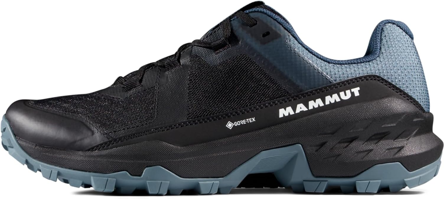 Mammut Mens Girun II Low GTX Hiking Shoes, Lightweight Gore-TEX, Breathable Mesh, Grippy Outsole for Comfort