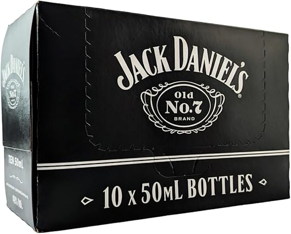 Jack Daniels Bourbon Miniatures 5cl - Pack of 10