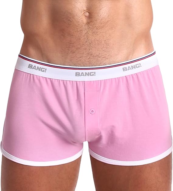Bang Men's Underwear - Cotton Boxer Brief Retro - Premium Skin Soft Texture Athletic Sport Support
