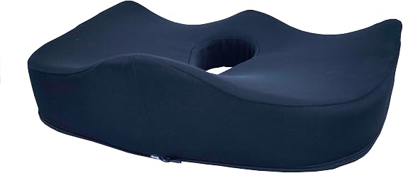 Orthopedic Posture Cushion - Chair Support Mat for Pain Relief, Improved Posture, and Enhanced Blood Flow - Ideal for Office, Car, Wheelchair - Soft and Durable Seat Pad