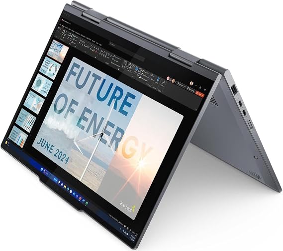 Lenovo ThinkPad Gen 9 X1 2-in-1 Laptop with Intel Core Ultra 5 125U Processor, 14 Anti-Glare 400 Nits Touchscreen, 16GB RAM, 512GB SSD, Slim Pen Included, RGB+IR Cam, FP Reader, and Win11 Pro
