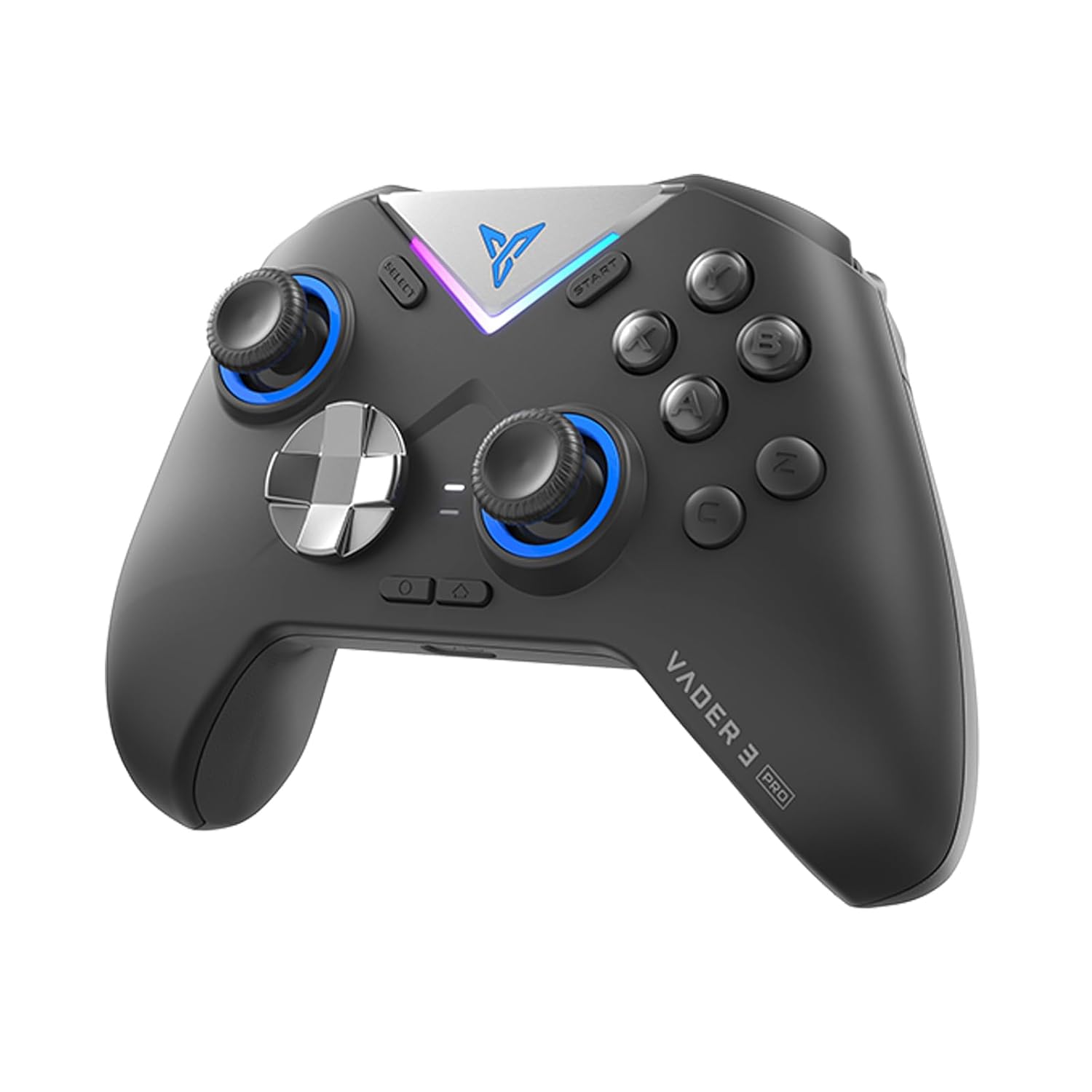 FLYDIGI Vader 3 Pro PC Controller Hall & Micro Changable Triggers Hall Joystick Stereo Vibration 6 Macros Buttons 800mAh Gyro Mapping RGB Light Multi-Platform Controller for PCNSTVAndroidLaptop