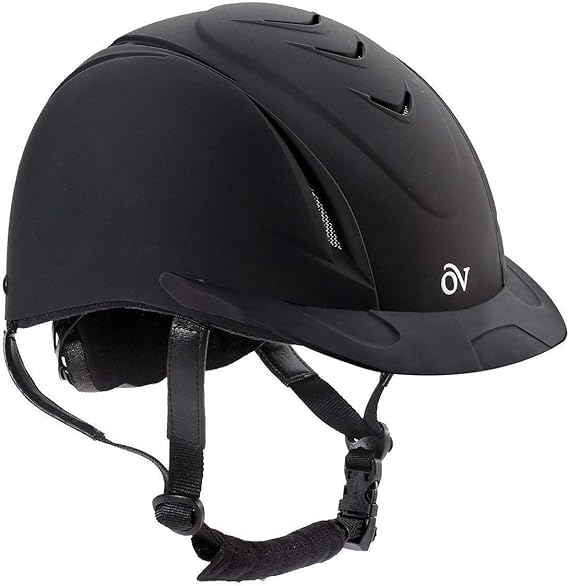 OVATION Adult Deluxe Schooler Riding Helmet - Lightweight Breathable Adjustable Equestrian Safety Helmet w/Removable Liner