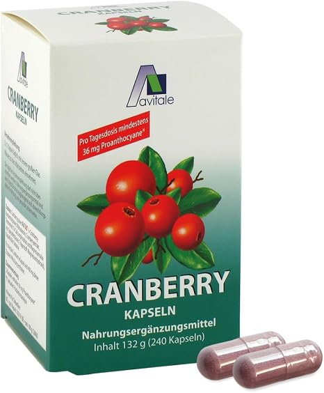Avitale Cranberry Kapseln 400 mg 240 St. Kapseln