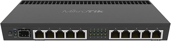 MikroTik RB4011 Ethernet 10-Port Gigabit Router (RB4011iGS+RM)