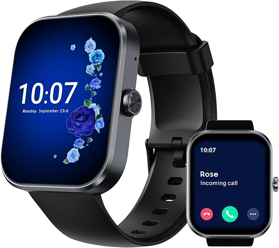 SmartWatch Men's Women's, 1.9 inch Sports Watch with Calls & Messages/Heart Rate/Sleep/, Fitness Tracker Smart Sports Watch for Android Phone/iPhone Compatible