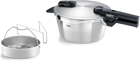 Fissler Vitaquick Premium 3.5 Liter Pressure Cooker Steam Apparatus Included