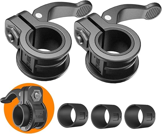 Mini Halter Klipsleri 1 "I Çok Boyutlu Ayarlanabilir Halter Yaka I 1" Halter Kelepçeleri IQuick Release Ağırlık Klipsleri Dambıl Bar için Kilitleme Çifti