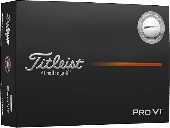 Titleist Pro V1 Golf Ball, Pack of 12