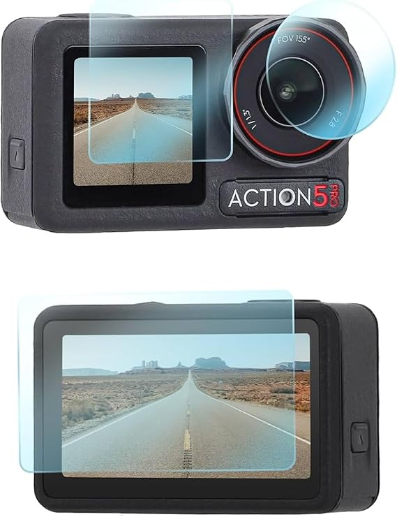 Glass Screen Protector 9H (Dji OSMO Action 5 Pro Compatible)