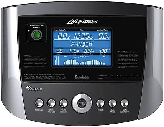 Life Fitness T3 F3 Go Treadmill Upper Display Console Panel Screen Compatible with gct-000X-0103
