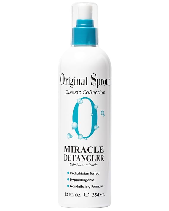 Original Sprout Miracle Detangler. Hair Moisturizer and Leave-In Conditioner Spray,12 oz