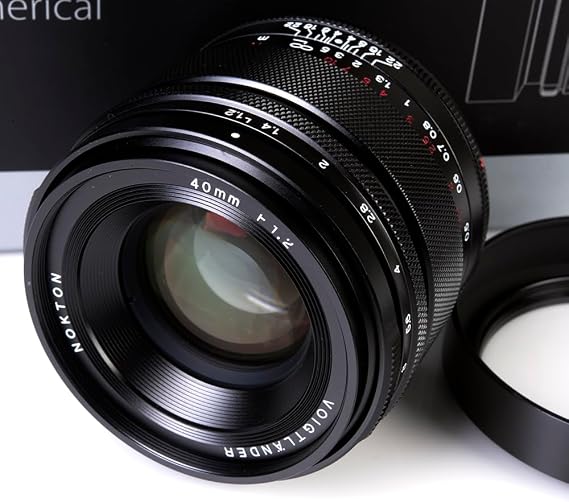Voigtlander RF 40mm F1.2 Nokton Aspherical Lens Compatible with Canan RF