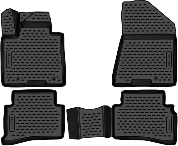 Element 3D Rubber Floor Mats Suitable for Kia Sportage Mk4 IV 2015-2022 100% Perfect Fit All-Weather Floor Mats Made of TPE High Edge Waterproof Non-Slip Odourless