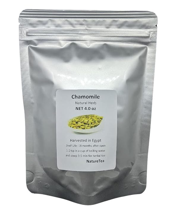 Chamomile - Matricaria recutita Dried Loose Flower By Nature Tea (1 oz)