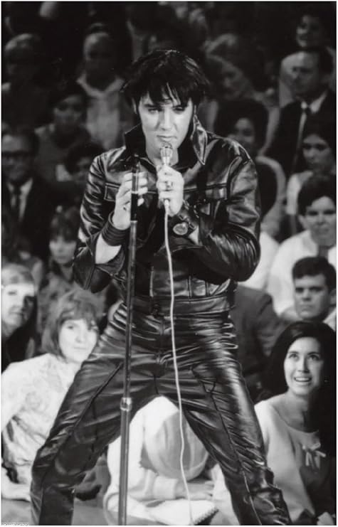 Pyramid America Elvis Presley Poster - 68 Comeback Special 11 x 17 inch - Vintage Elvis Wall Art - Rock N Roll Decor for Bedroom Music Posters Album Covers Old Hollywood & Elvis Memorabilia Gifts