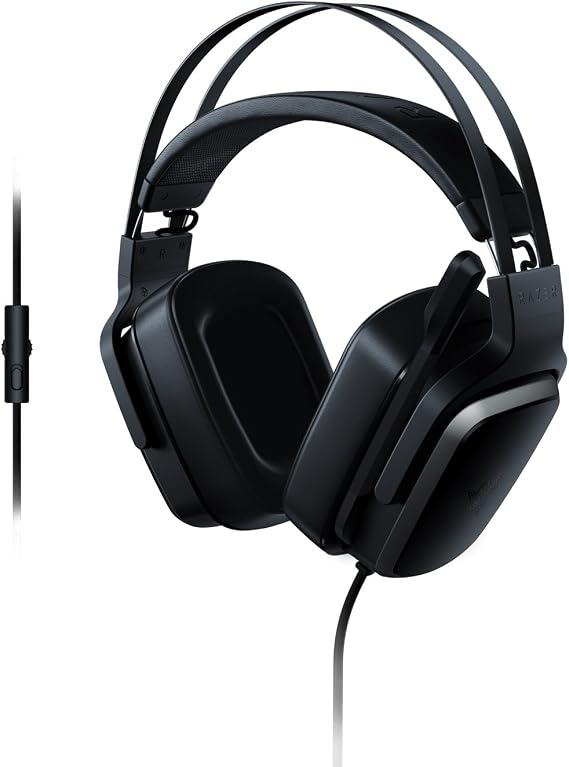 Razer Tiamat 2.2 v2 Gaming Headset: Dual Subwoofers - in-Line Audio Control - Rotatable Boom Mic - Works with PC - Classic Black, Black (RZ04-02080100-R3U1)