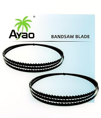 AYAO 2 Blades Pack 72-12-Inch X 18-Inch X 12TPI Durable Band Saw Blades