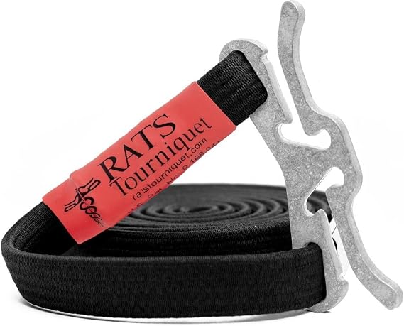 Rats Medical Rapid Application Tourniquet System Quick-Apply Emergency Hemorrhage Control Medical Tool (Black)