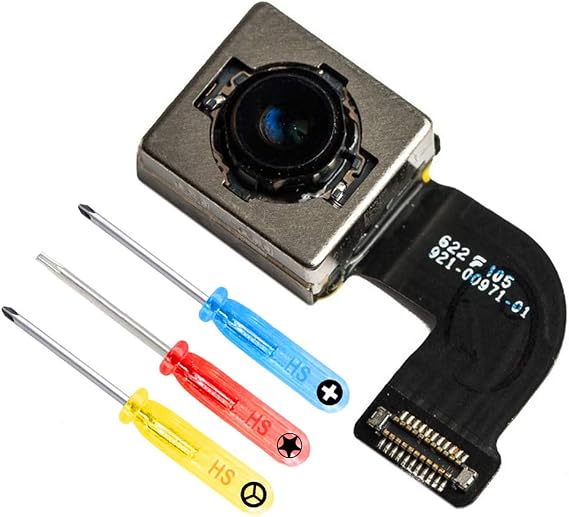 Rear Main Camera Replacement for iPhone 8 by MMOBIEL 12MP Back Camera Module with 4K Video, Incl. Screwdrivers, Compatible with A1863 / A1905 / A1906